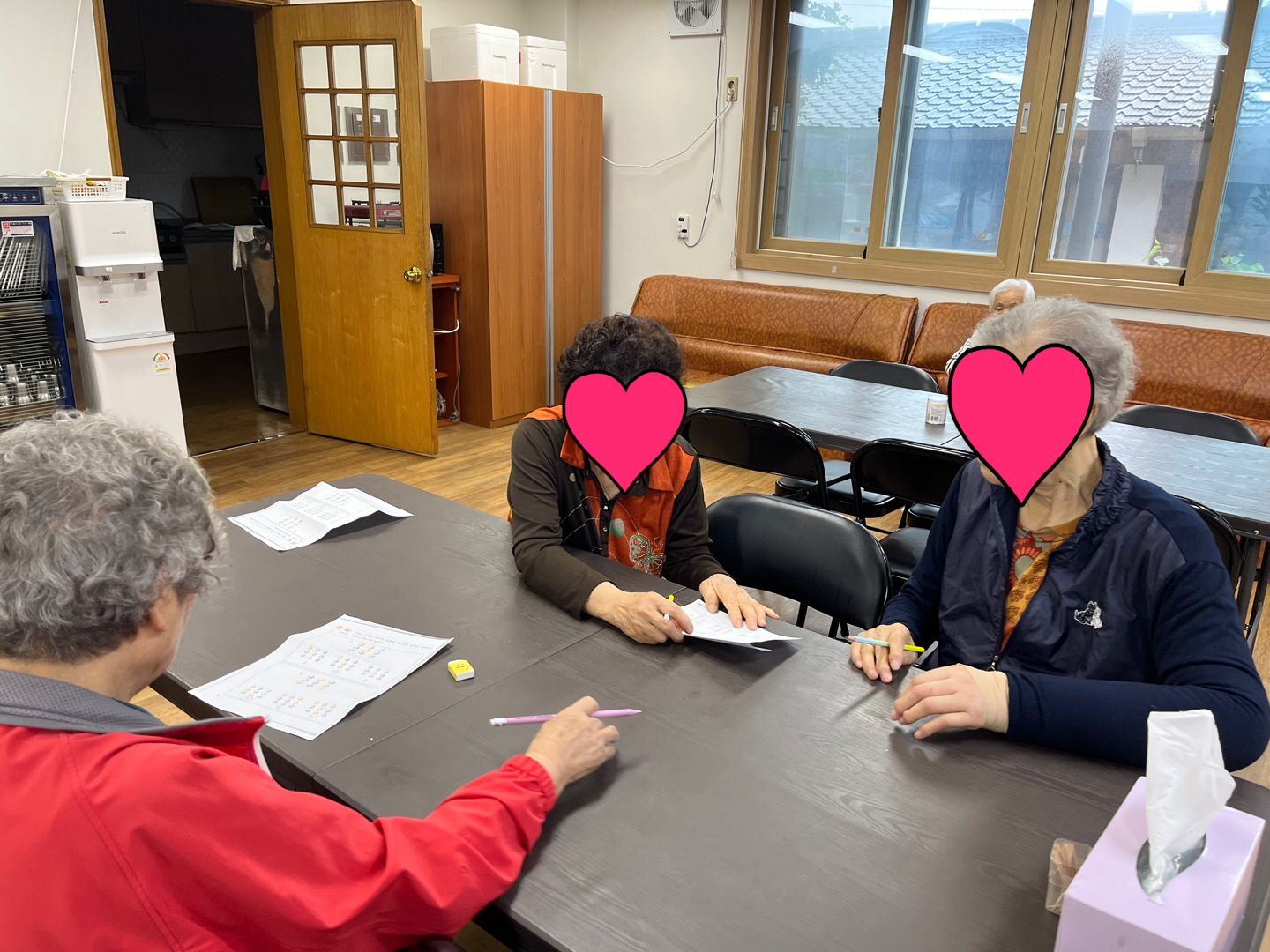 마음치유 프로그램 인지문제 풀이 및 체조활동 