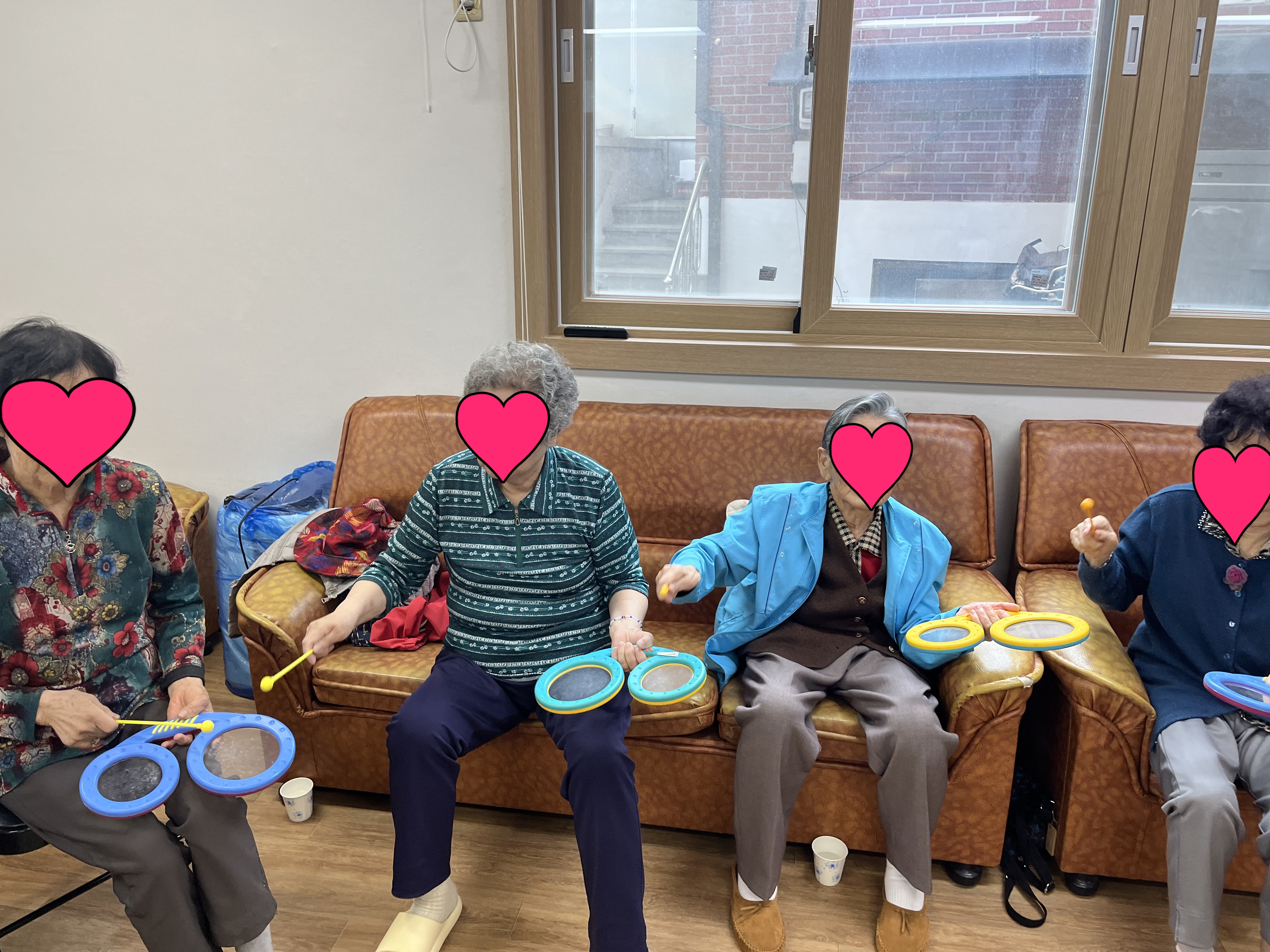 웃음치료(레크에이션) 리본체조 활동 