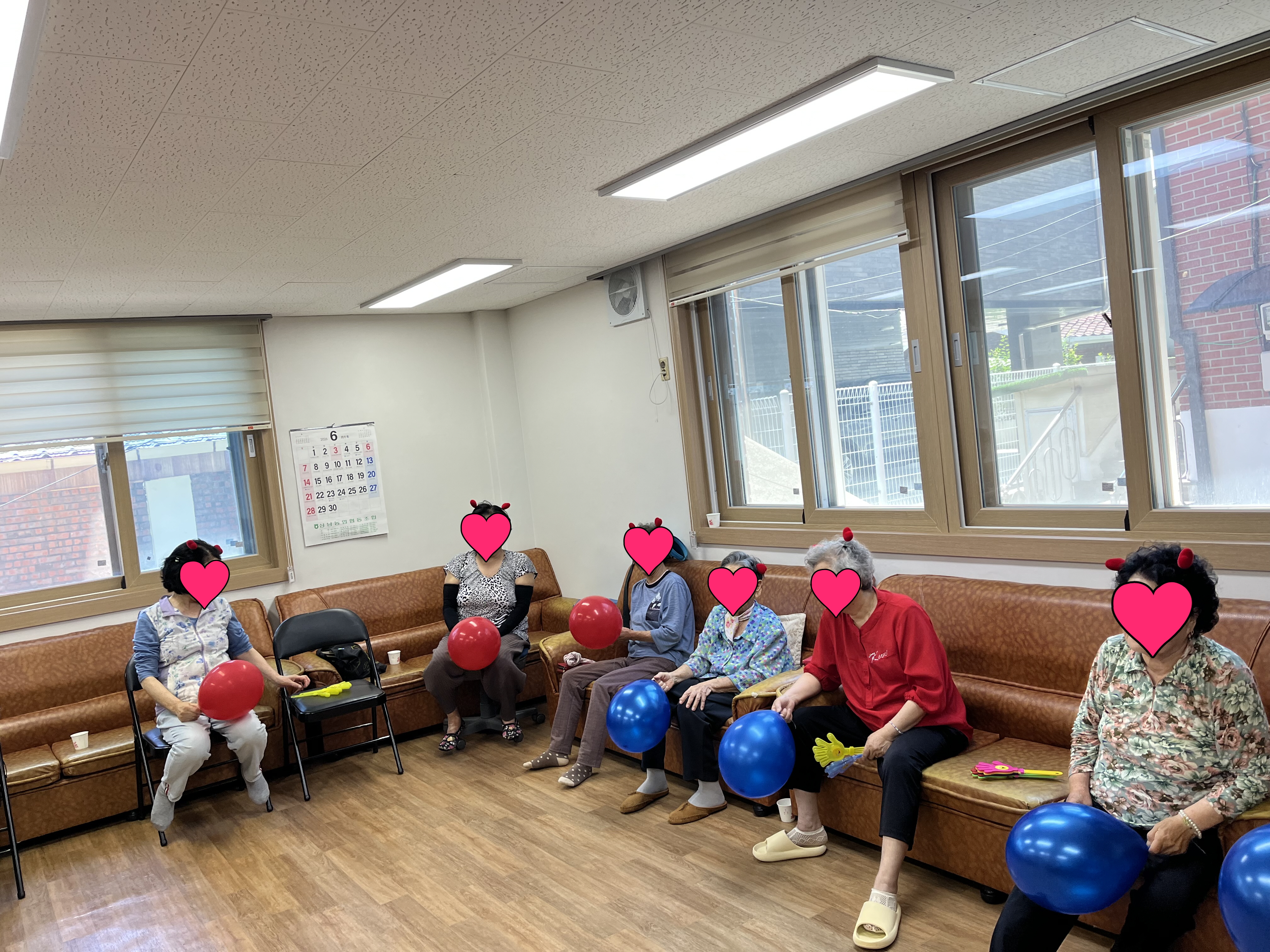 웃음치료 프로그램 월드컵 응원체조 