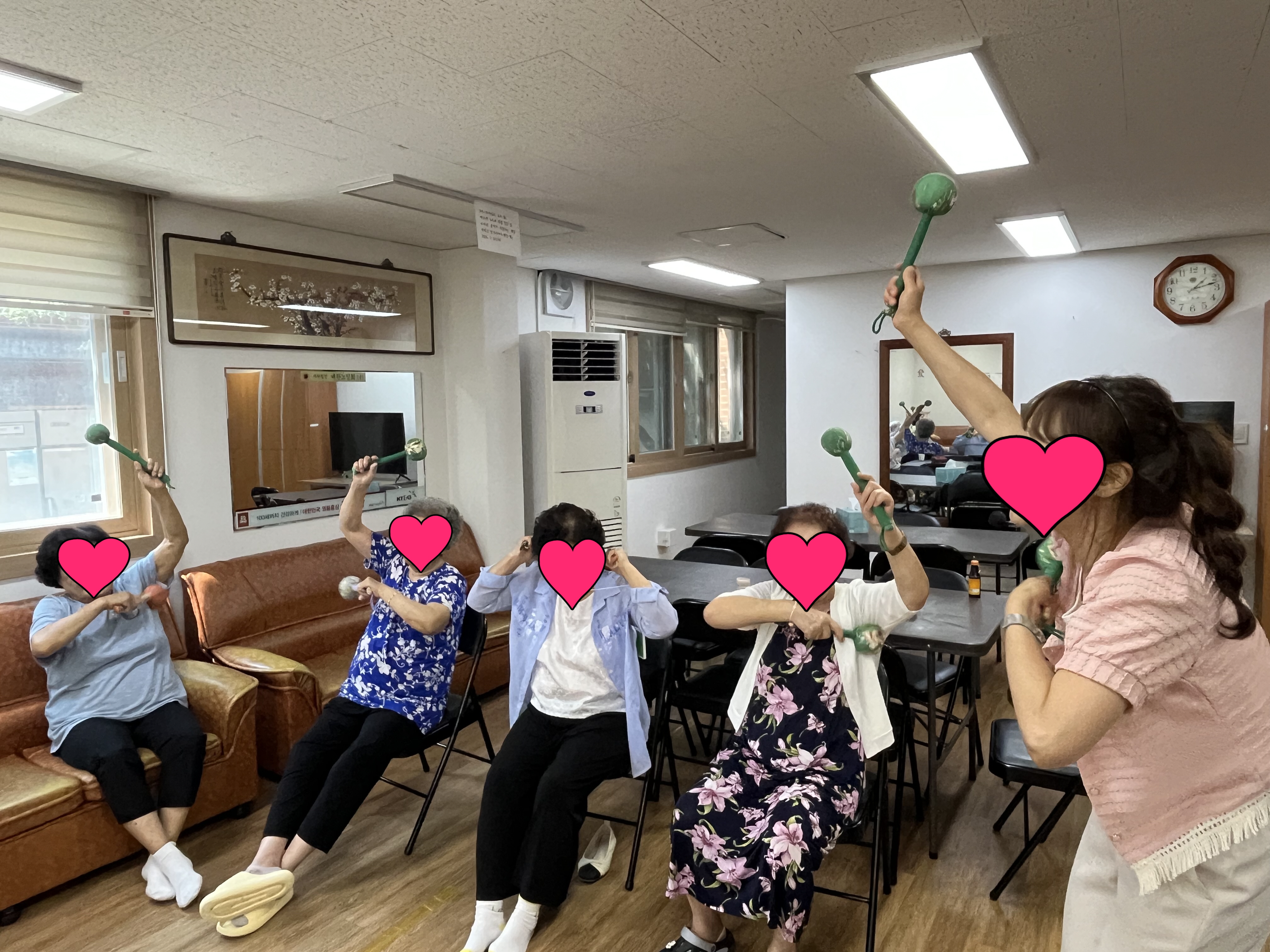 웃음치료 프로그램 미니북 연주 
