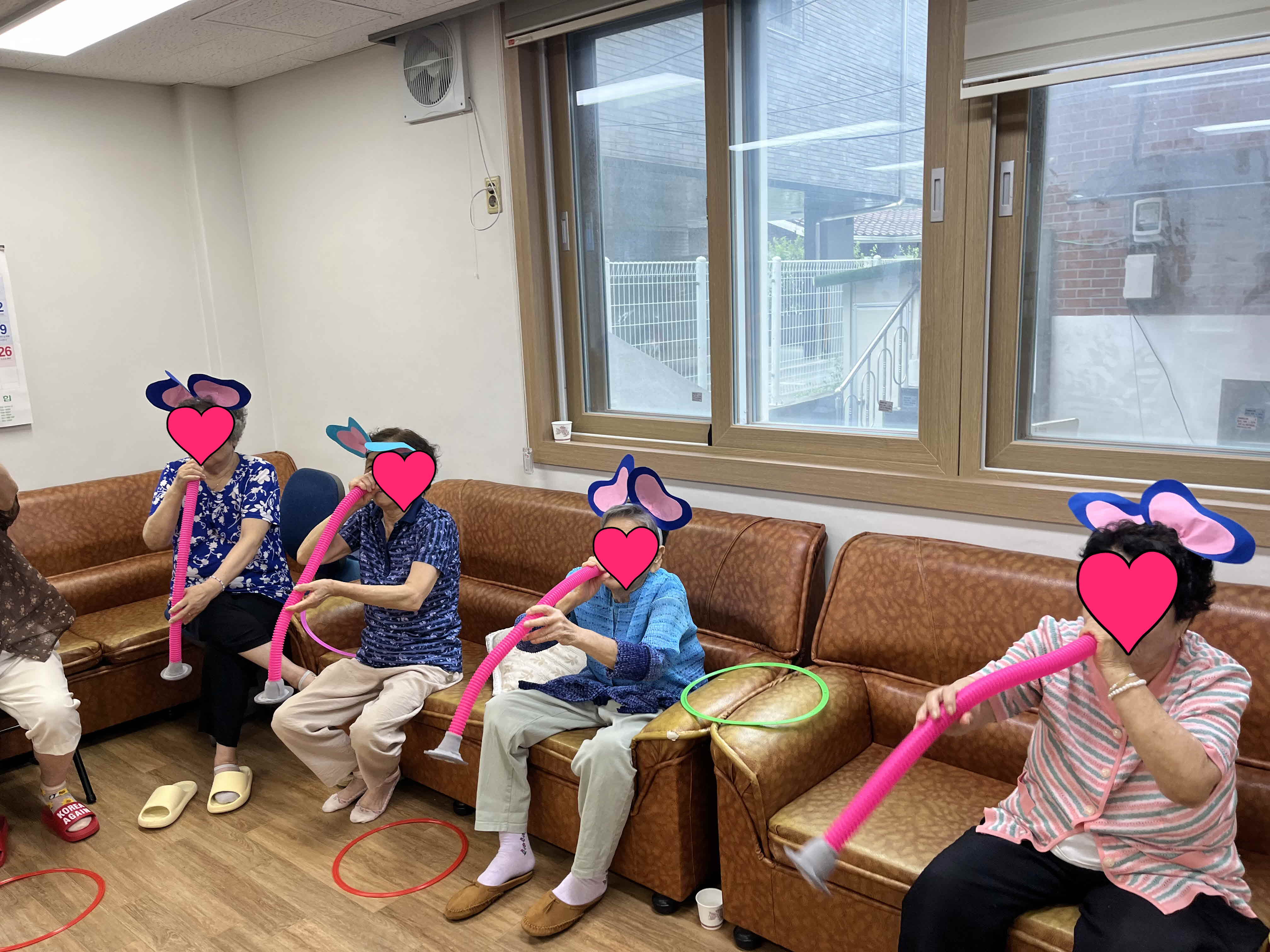 웃음치료 프로그램 링 체조 